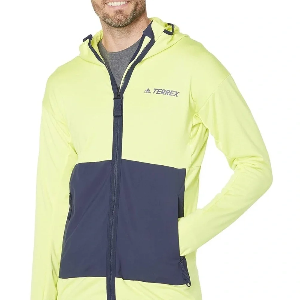 Adidas Terrex Tech Fleece Light Hooded Hiking Jacket